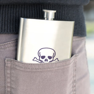 Skull n Bones classic stainless steel flask
