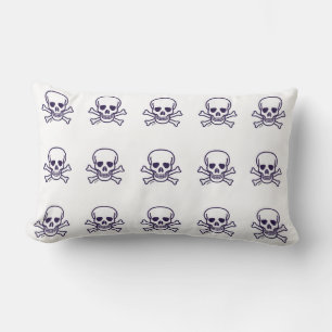 Skull n Bones lumbar pillow