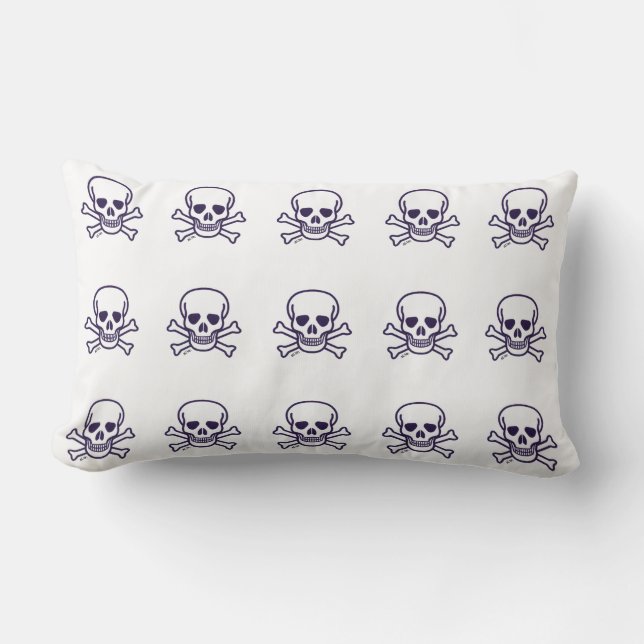 Skull n Bones lumbar pillow (Front)