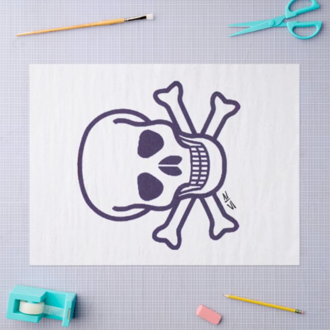 Skull n Bones tissue paper (Craft)
