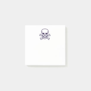 Skull n Bones white note pads