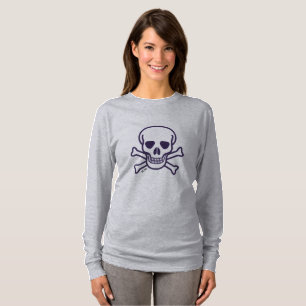 Skull n Bones women grey long sleeve T-shirt