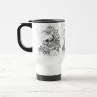 Skull N Roses Travel Mug
