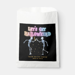 Skull Neon Halloween Halloweird Dancing Skeletons Favour Bags