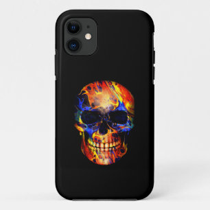SKULL NEON PAINT ABSTRACT Case-Mate iPhone CASE