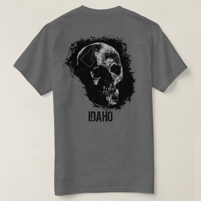 SKULL OF IDAHO T-Shirt (Design Back)