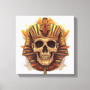 Skull of the Pharaoh Canvas Print