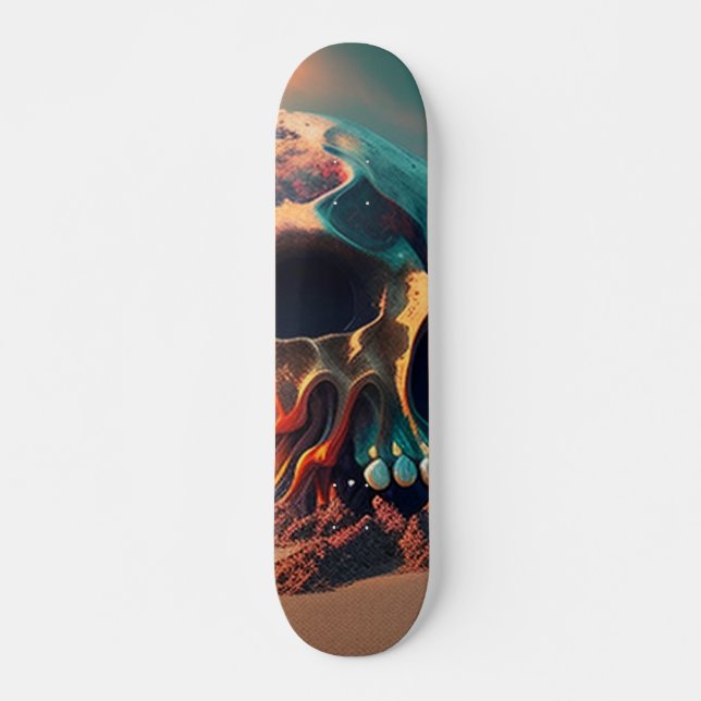 Skull on the beach skateboard (Front)