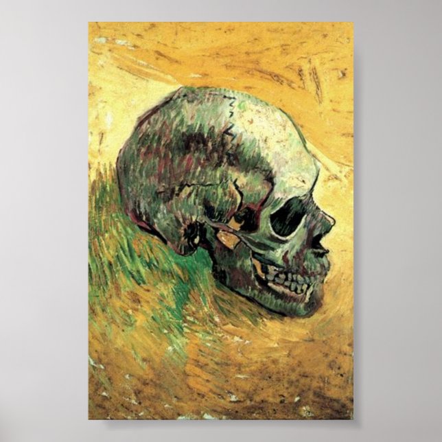 Skull Painting , Van Gogh Famous Painting  Poster (Front)