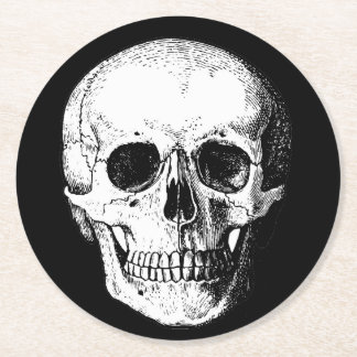 Skull paper coasters