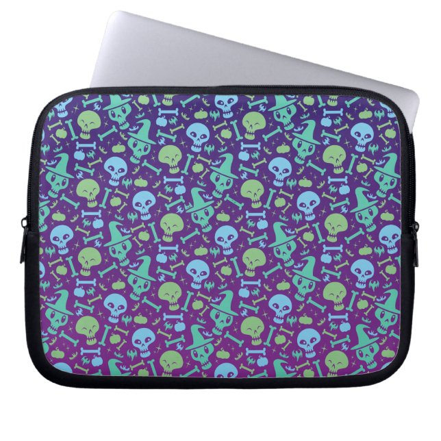Skull Party Laptop Sleeve (Front)
