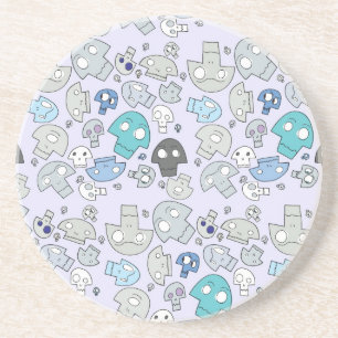 Skull Pattern Coaster