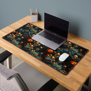 Skull Pattern Desk Mat