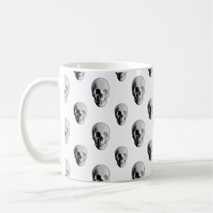 Skull Pattern Halloween Coffee Mug