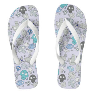 Skull Pattern Jandals