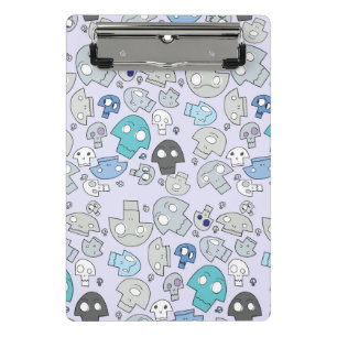 Skull Pattern Mini Clipboard