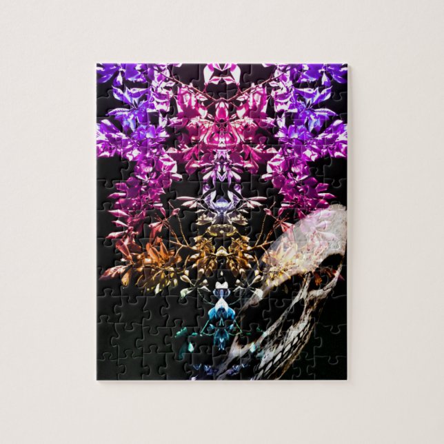 skull pazzle jigsaw puzzle (Vertical)