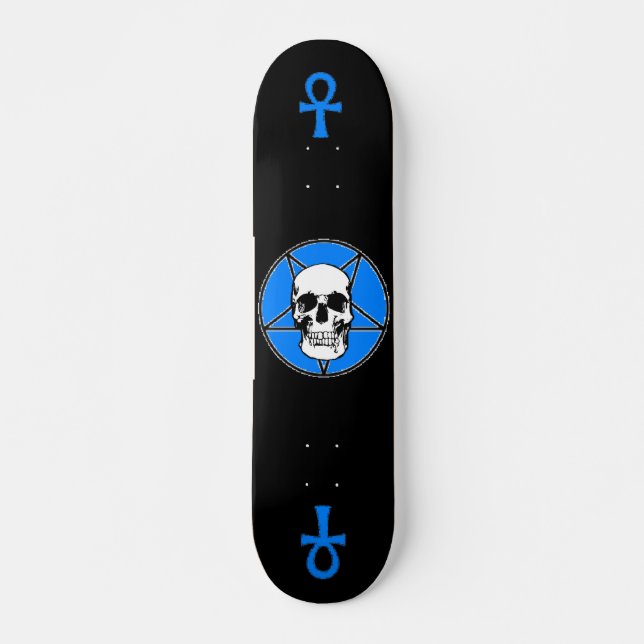 Skull Pentigram Skateboard (Front)