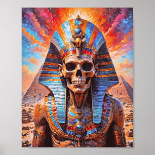 Skull Pharaoh Poster