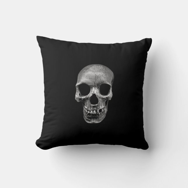 Skull Photograph Cushion (Front)