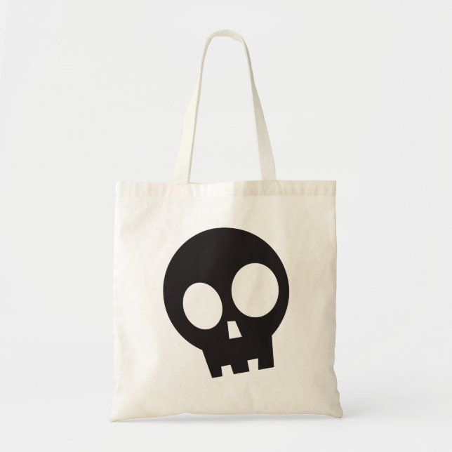 Skull Pirate Halloween Tote Bag (Front)