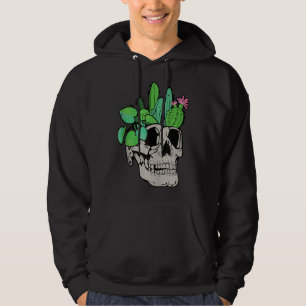 Skull Plant Cute Garden Doll Planters Funny Garden Hoodie