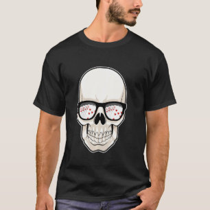 Skull Poker Poker Cards Sunglasses T-Shirt