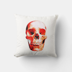 Skull Pop Art Illustration Cushion