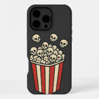 Skull Popcorn Box Sticker 