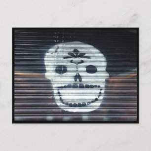 skull postcard