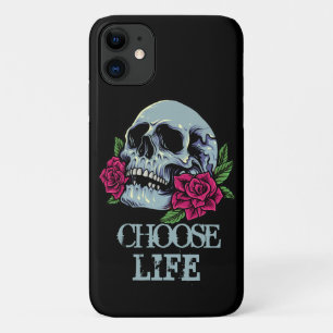 Skull  POSTIVE WORDS Case-Mate iPhone Case