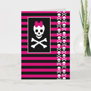 Skull Princess Card