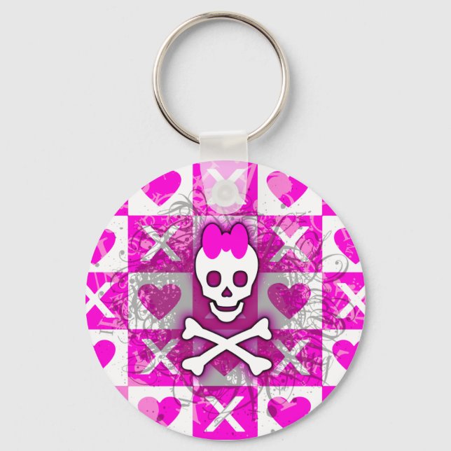 Skull Princess Key Ring (Front)