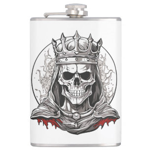 SKULL QUEEN HIP FLASK