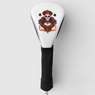 Skull Queen of Spades Golf Head Cover