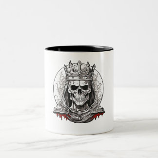 SKULL QUEEN Two-Tone COFFEE MUG