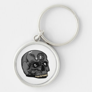 Skull Rebel Street Culture Key Ring