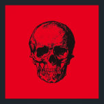 Skull Red Pop Art Poster<br><div class="desc">This product was very good and I love how easy it is for customise design. The design was very simple so I'm very pleased when I create.</div>