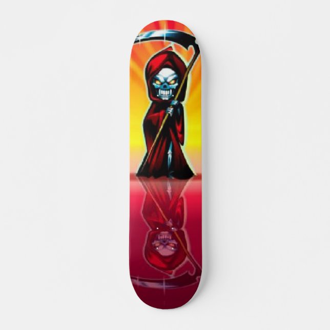 Skull Reflection Skateboard (Front)