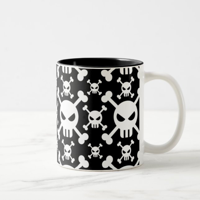 Skull Repeat Coffee Mug (Right)