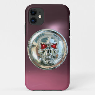 SKULL RIDERS MONOGRAM purple iPhone 11 Case