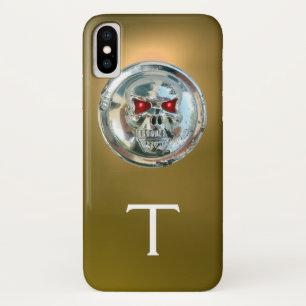 SKULL RIDERS MONOGRAM yellow Case-Mate iPhone Case