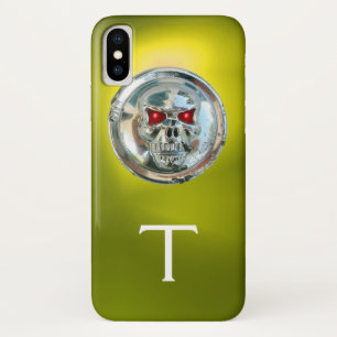 SKULL RIDERS MONOGRAM yellow Case-Mate iPhone Case