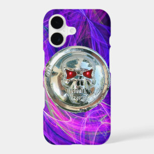 SKULL RIDERS Pink Blue Purple Fractal Swirls
