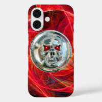 SKULL RIDERS red grey soft