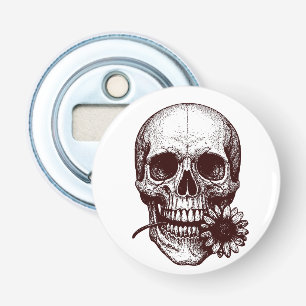 skull romance bottle opener
