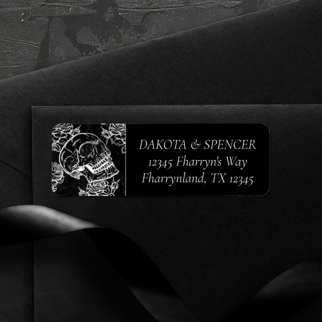 Skull Rose Chalk | Funky Gothic Grunge Address (Creator Uploaded)