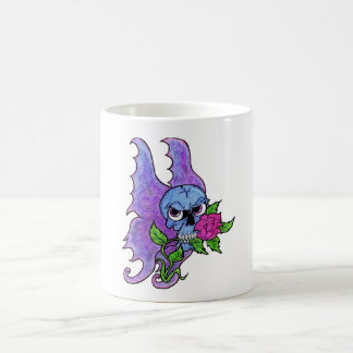 Skull & Rose Tattoo Flash Skull Mug