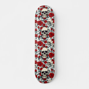 Skull & Roses Skateboard Deck