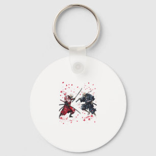 Skull Samurai Duel Key Ring
